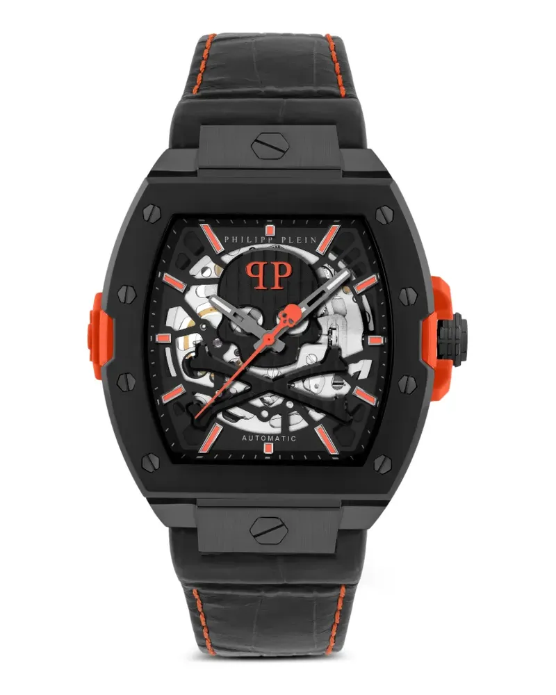 Philipp Plein Skeleton 44mm watch - Schwarz Schwarz