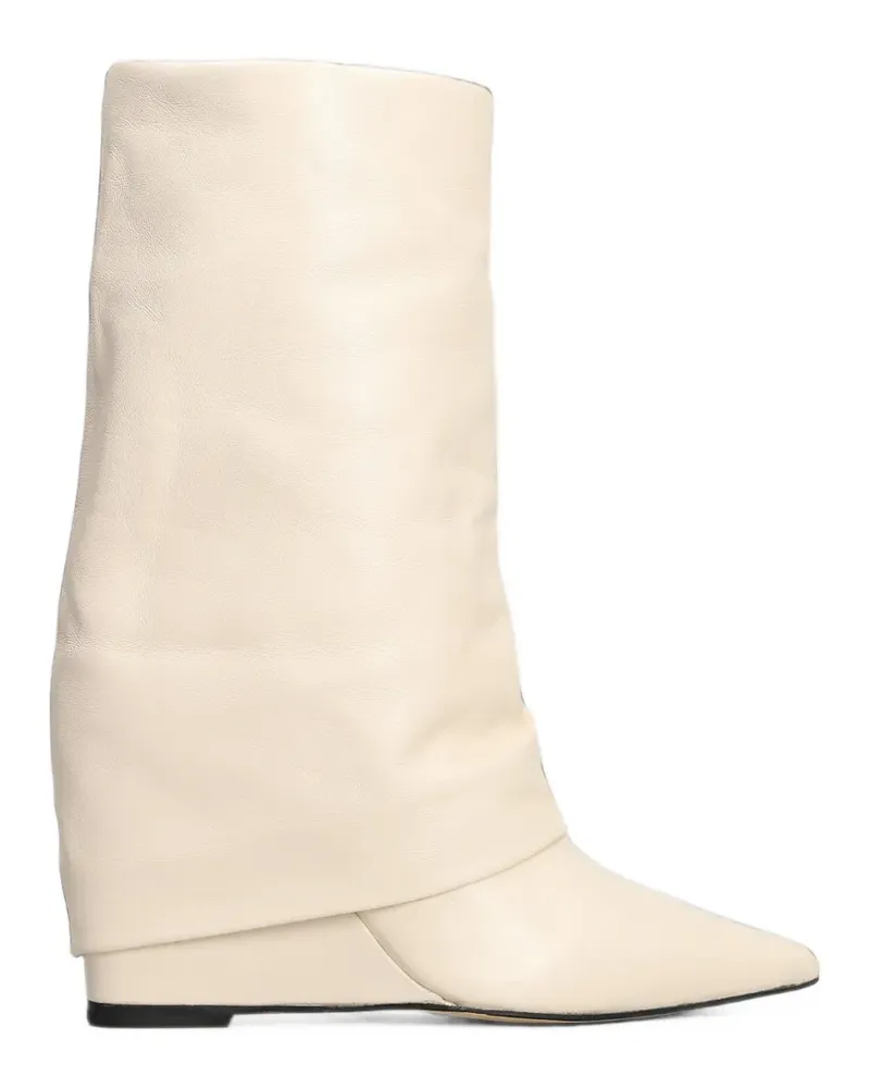 The Seller Stiefel mit spitzer Kappe - Nude Nude