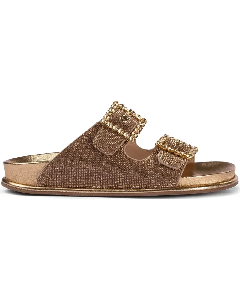 Le Silla Poolside Pantoletten - Gold Gold