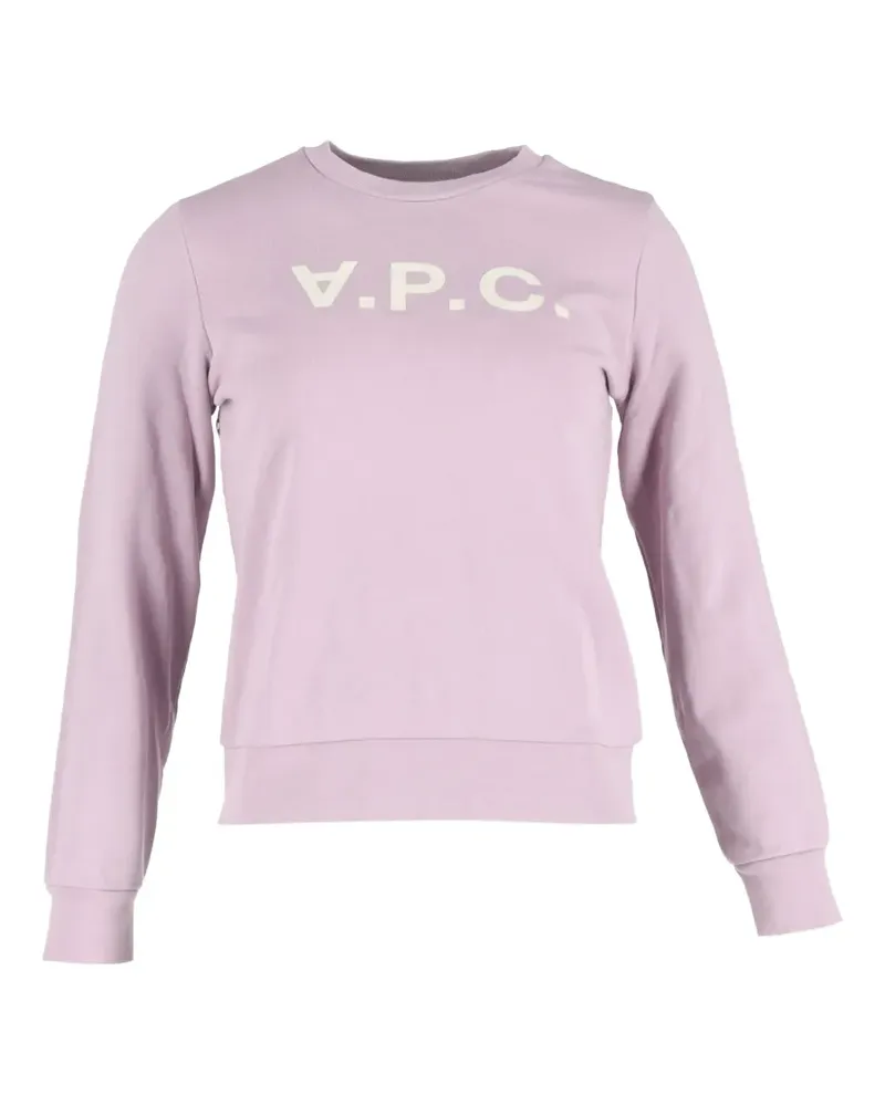 A.P.C. logo sweater - Violett Violett