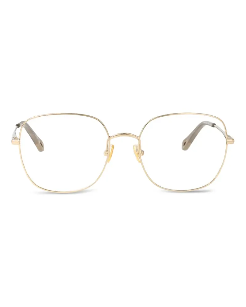 Chloé Geometrische Brille - Gold Gold