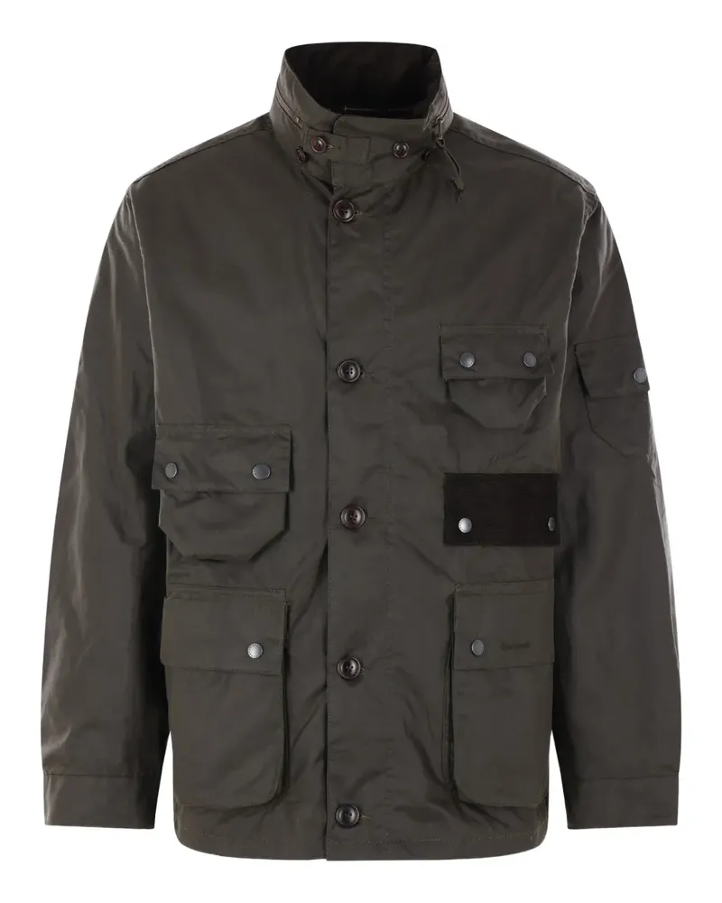 Barbour logo-embroidered jacket - Grün Grün