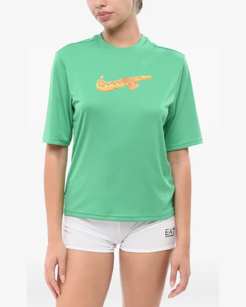 Nike Dri-FIT T-Shirt mit Logo-Print - Grün Grün