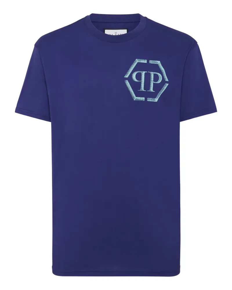 Philipp Plein Hexagon T-Shirt - Blau Blau