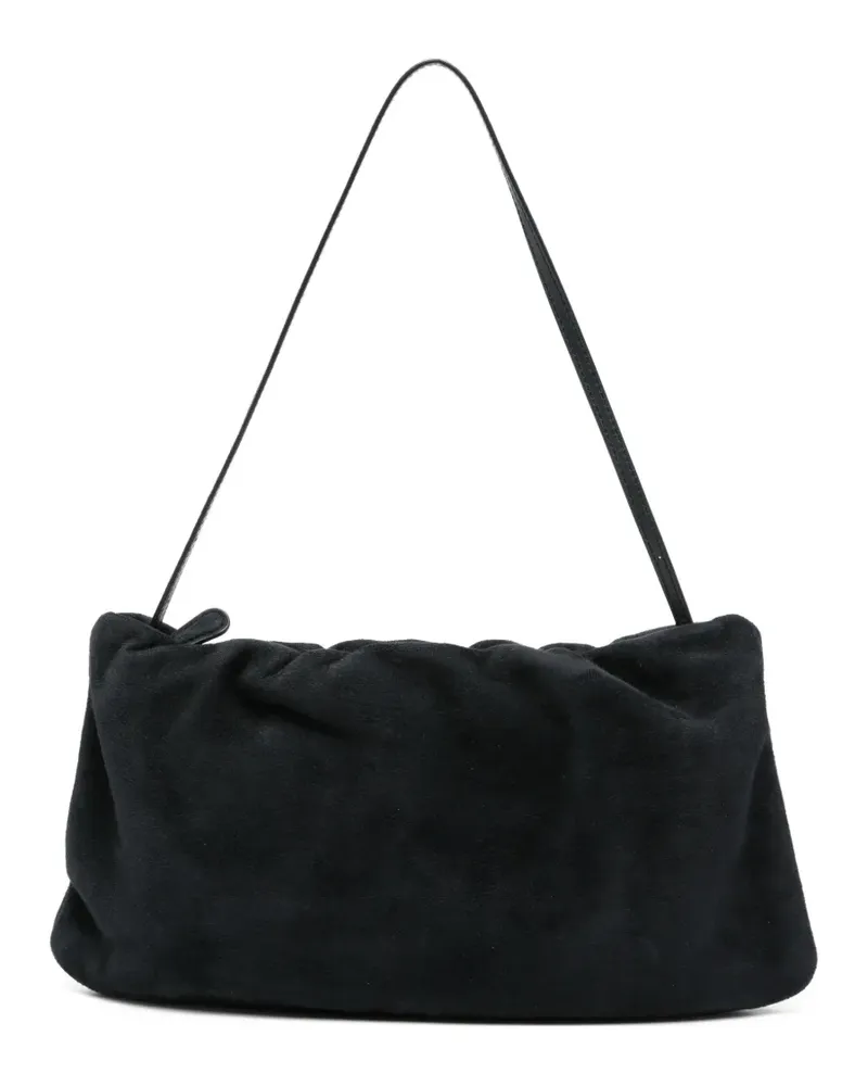 The Row XL Bourse leather shoulder bag - Blau Blau