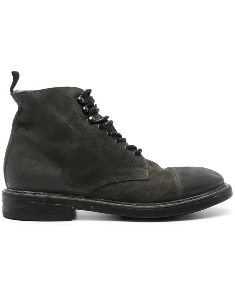 Moma Knöchelhohe Wildlederstiefel - Grau Grau