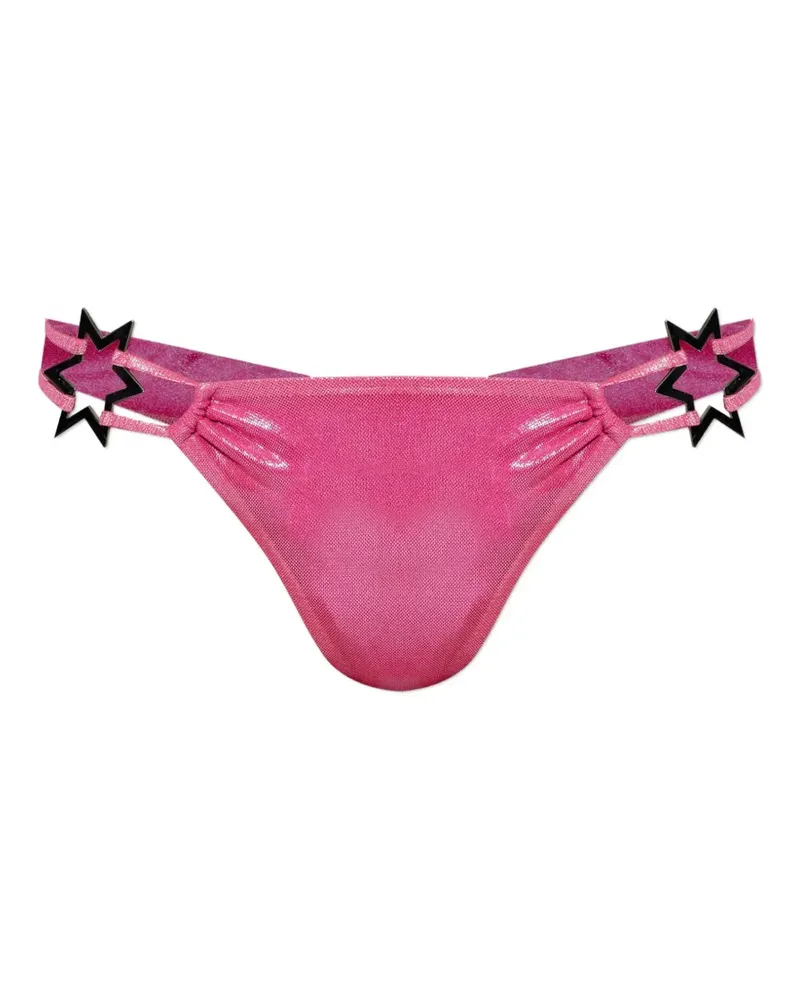 MISBHV star-details bikini bottoms - Rosa Rosa
