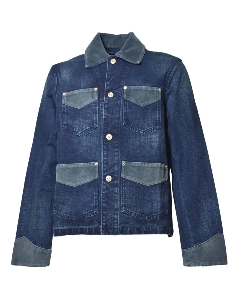 Wales Bonner Sierra buttoned jacket - Blau Blau