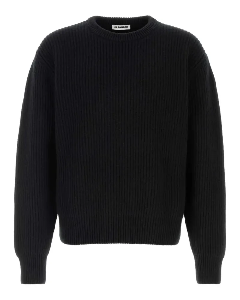 Jil Sander ribbed-knit wool sweater - Schwarz Schwarz