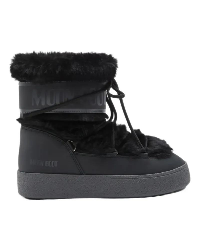 Moon Boot Ltrack Stiefel aus Faux Fur - Schwarz Schwarz