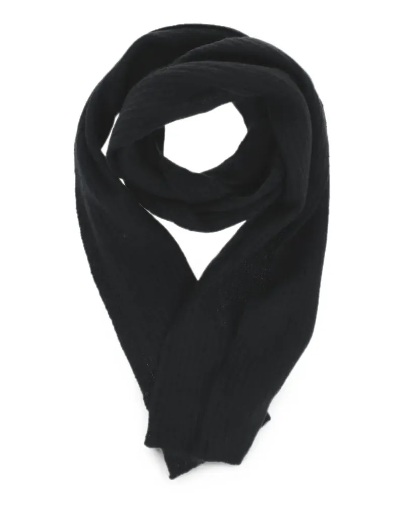 Roberto Collina ribbed-knit scarf - Schwarz Schwarz