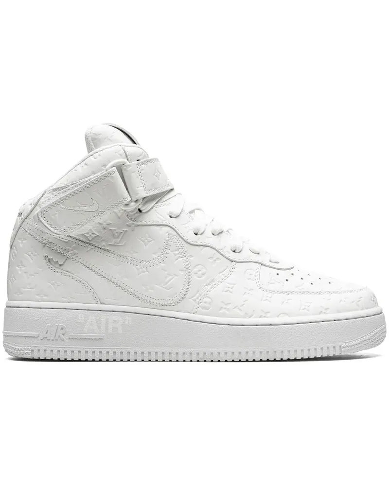 Nike x Louis Vuitton Air Force 1 Mid Sneakers - Weiß Weiß