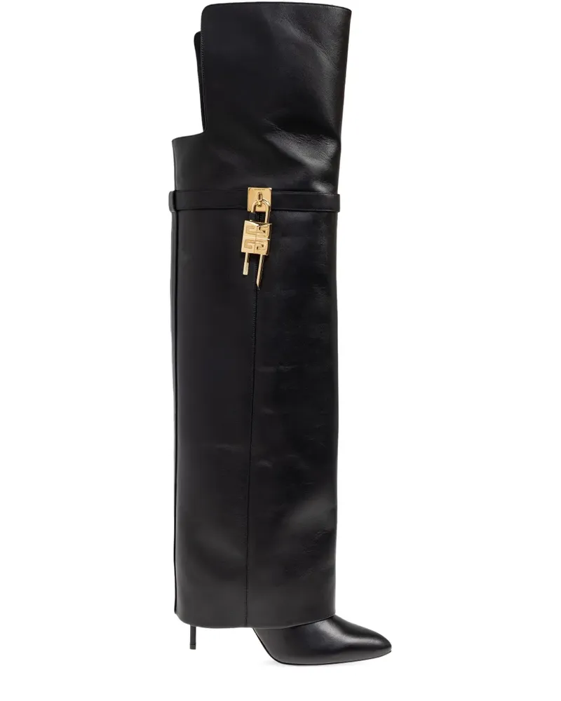 Givenchy Shark Stiefel 93mm - Schwarz Schwarz