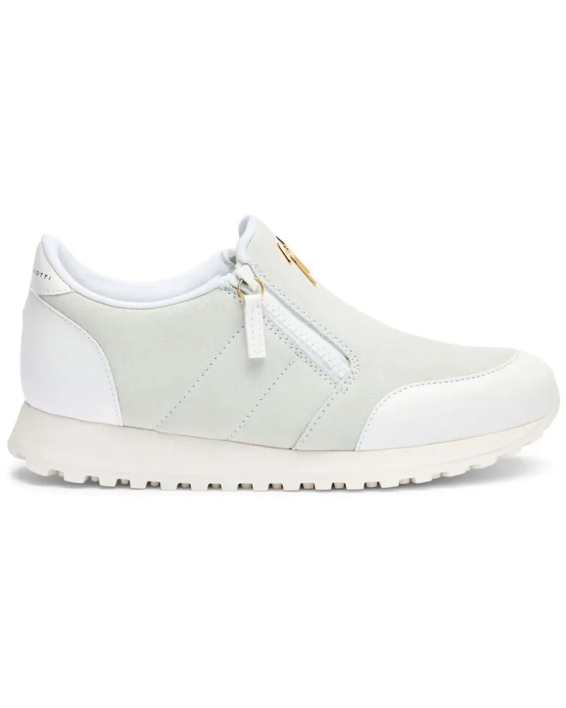 Giuseppe Zanotti Ilde Run Wildleder-Sneakers - Weiß Weiß