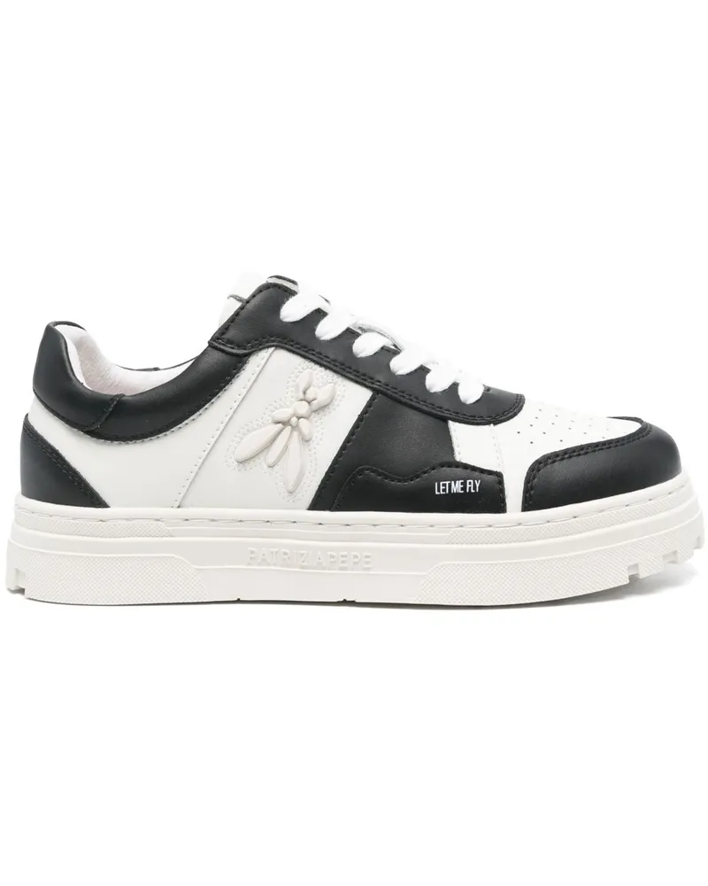 Patrizia Pepe Sneakers in Colour-Block-Optik - Schwarz Schwarz