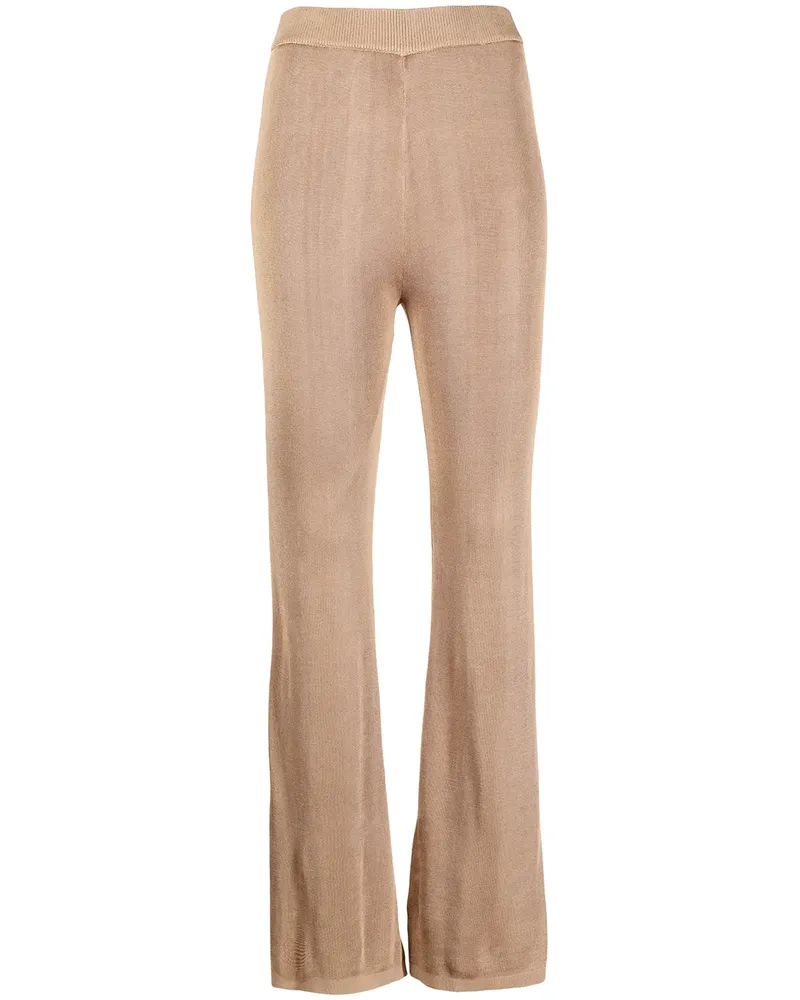 STAUD Ausgestellte Hose - Braun Braun