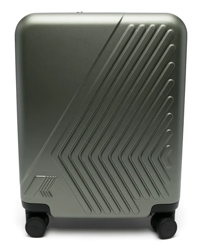 K-Way EUDOXIE embossed logo suitcase - Grün Grün