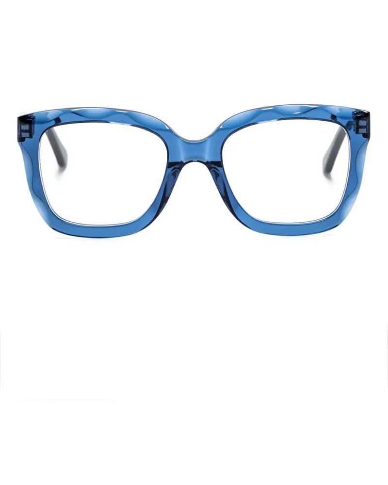 Chloé Brille mit geometrischem Gestell - Blau Blau