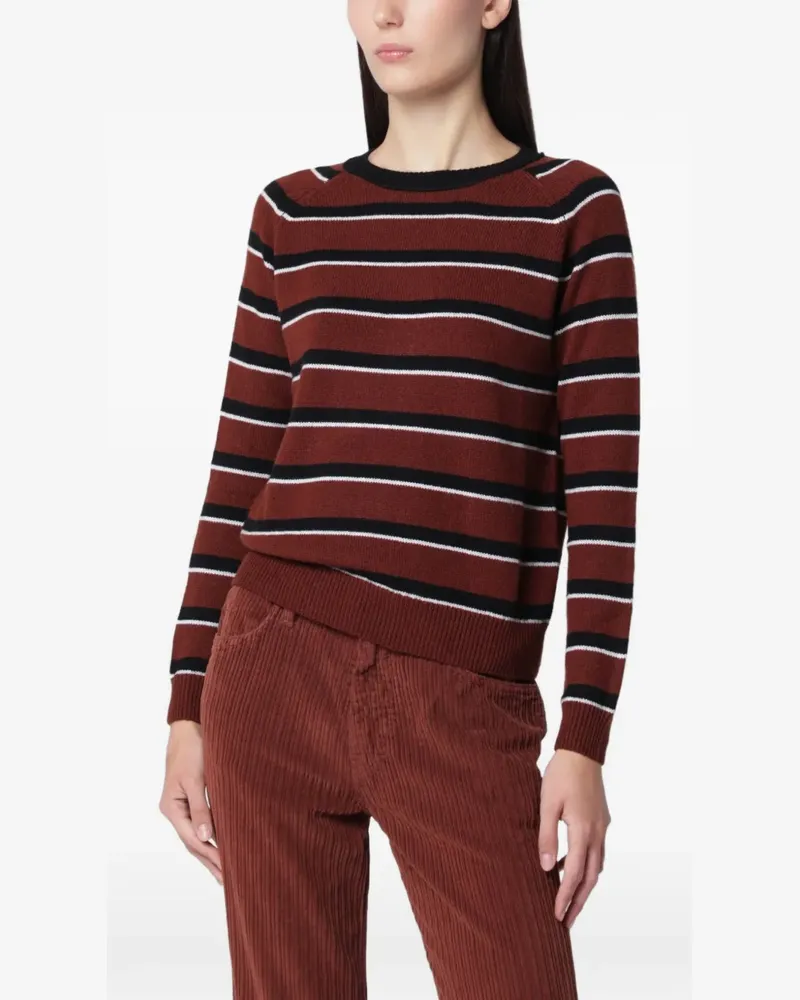 Alexandra Golovanoff Mila gestreifter Pullover - Braun Braun