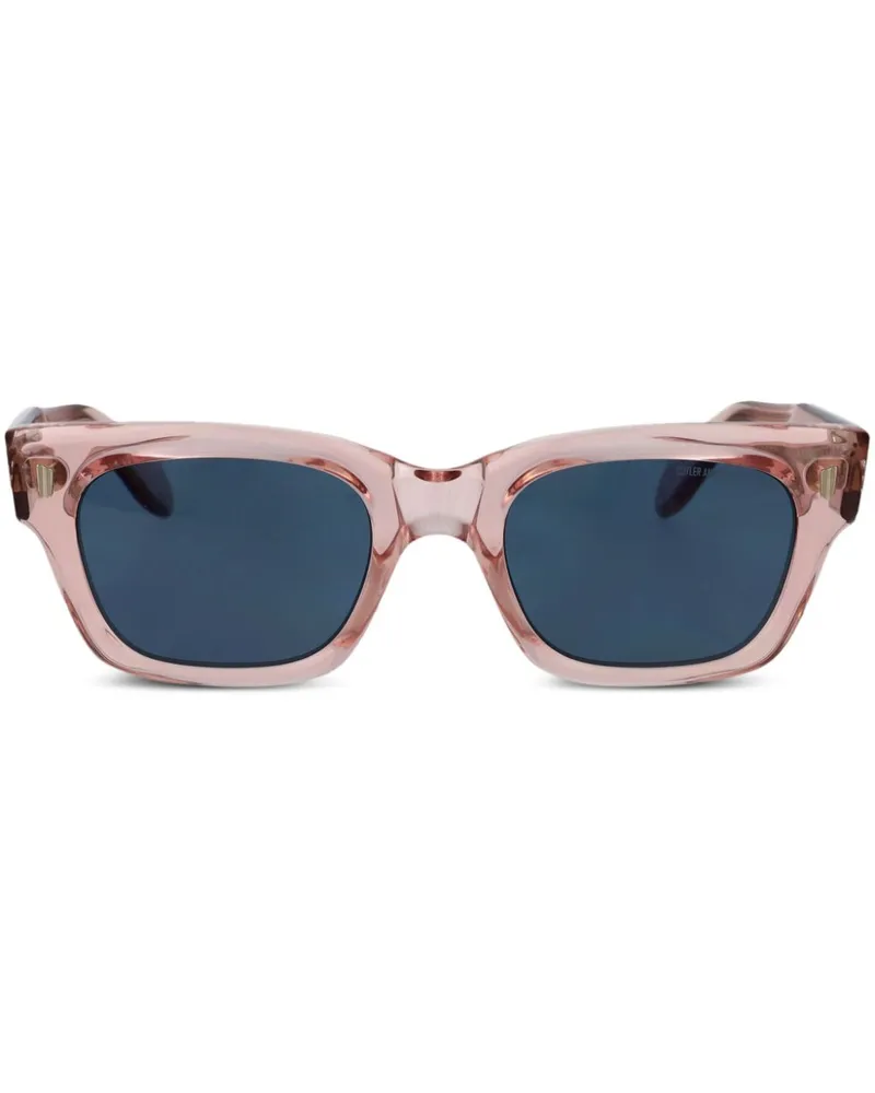 Cutler and Gross 1391 Rectangle Sonnenbrille - Rosa Rosa
