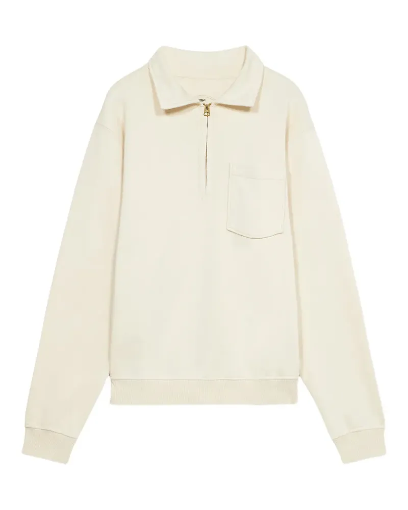 Fortela woven zip-up sweatshirt - Nude Nude