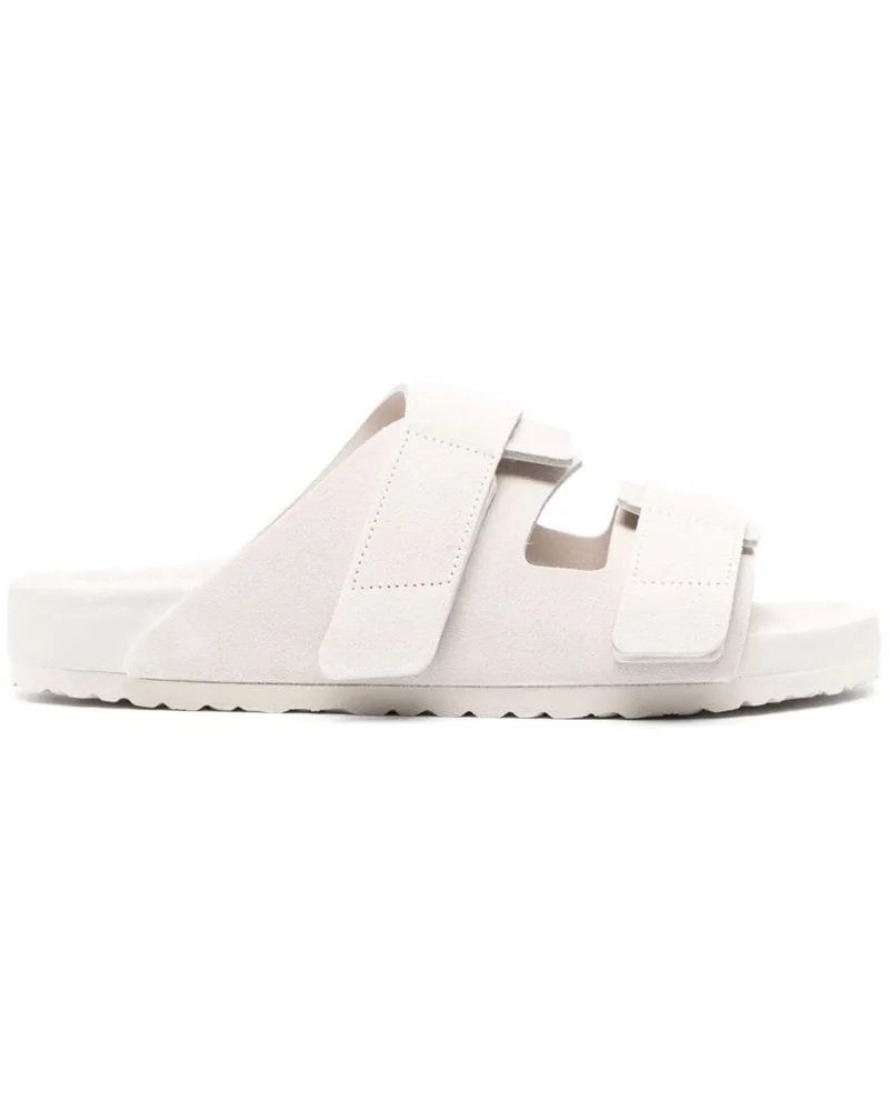 Birkenstock x Tekla Uji Sandalen aus Wildleder - Weiß Weiß