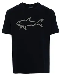 Paul & Shark T-Shirt mit Logo-Print Blau