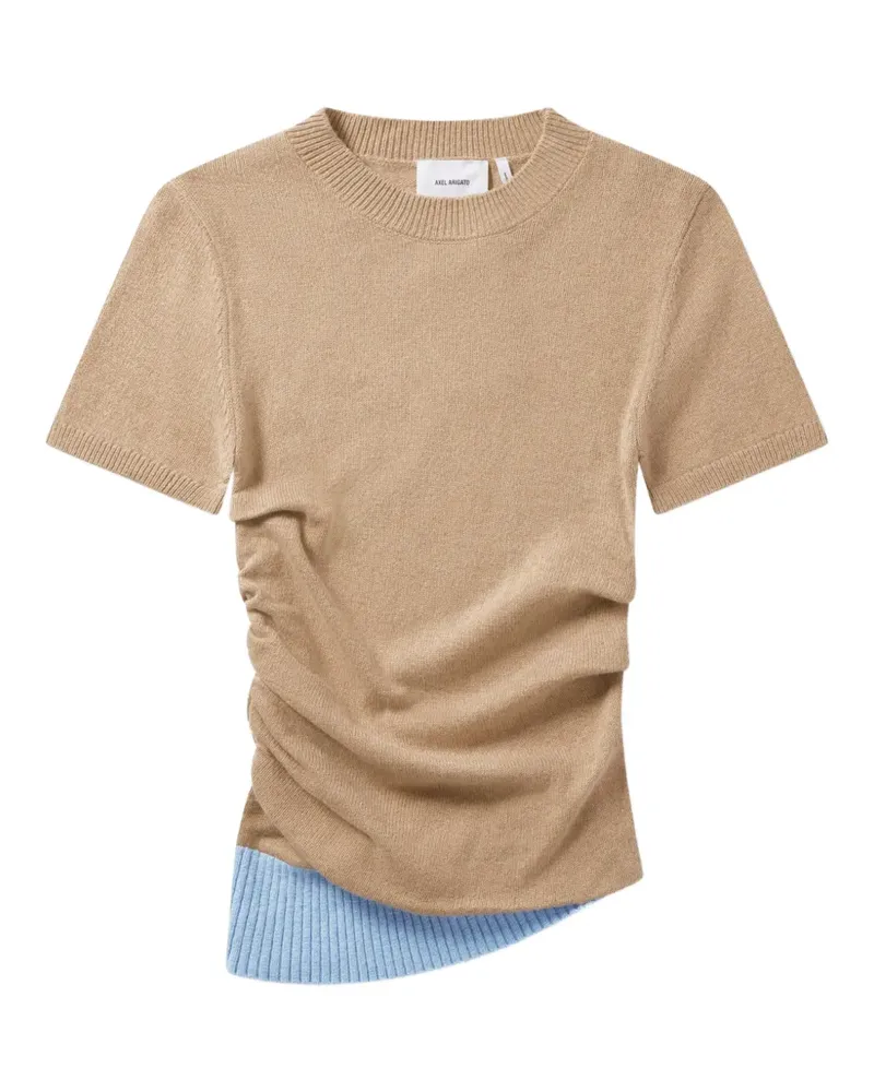 Axel Arigato Ivy T-Shirt mit rundem Ausschnitt - Nude Nude
