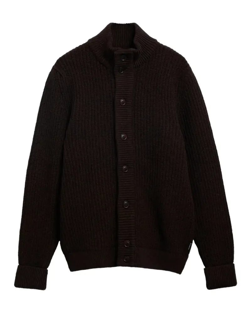 Barbour wool high-neck cardigan - Braun Braun