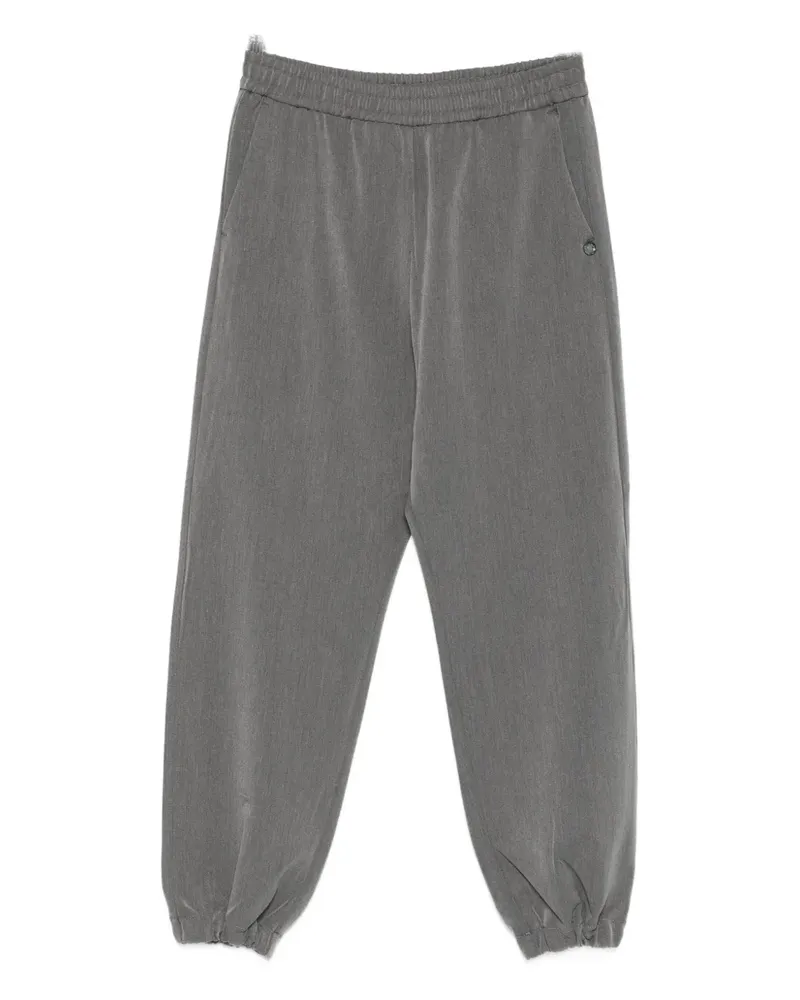 Liu Jo logo-appliqué track pants - Grau Grau