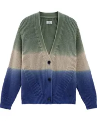 Woolrich Farbverlauf-Cardigan mit V-Ausschnitt Grün