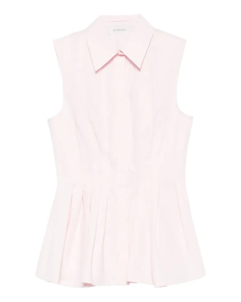 SPORTMAX Certosa pleated shirt - Rosa Rosa