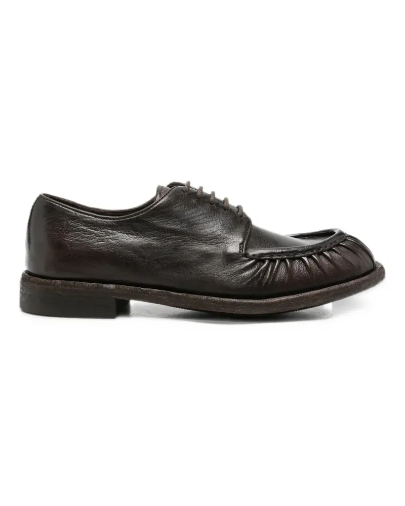 Officine Creative Italia Rugged018 lace-up loafers - Braun Braun