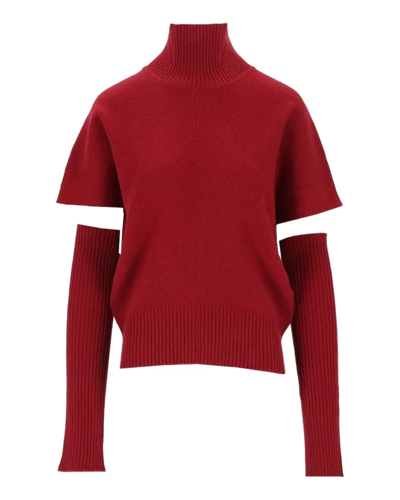 Federica Tosi Pullover mit Cut-Out - Rot Rot