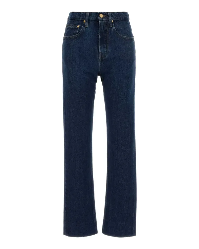 Jil Sander belt-loops jeans - Blau Blau
