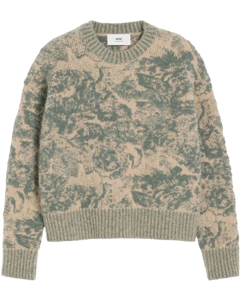 AMI Paris Pullover mit Jacquard - Nude Nude