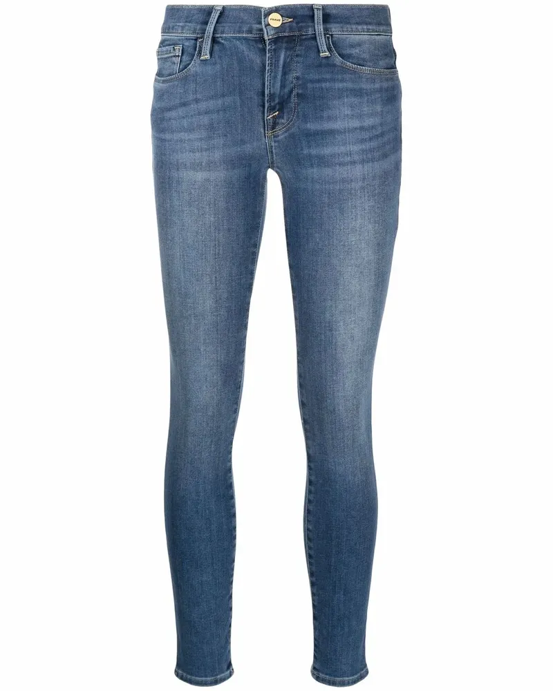 Frame Denim Tief sitzende Skinny-Jeans - Blau Blau