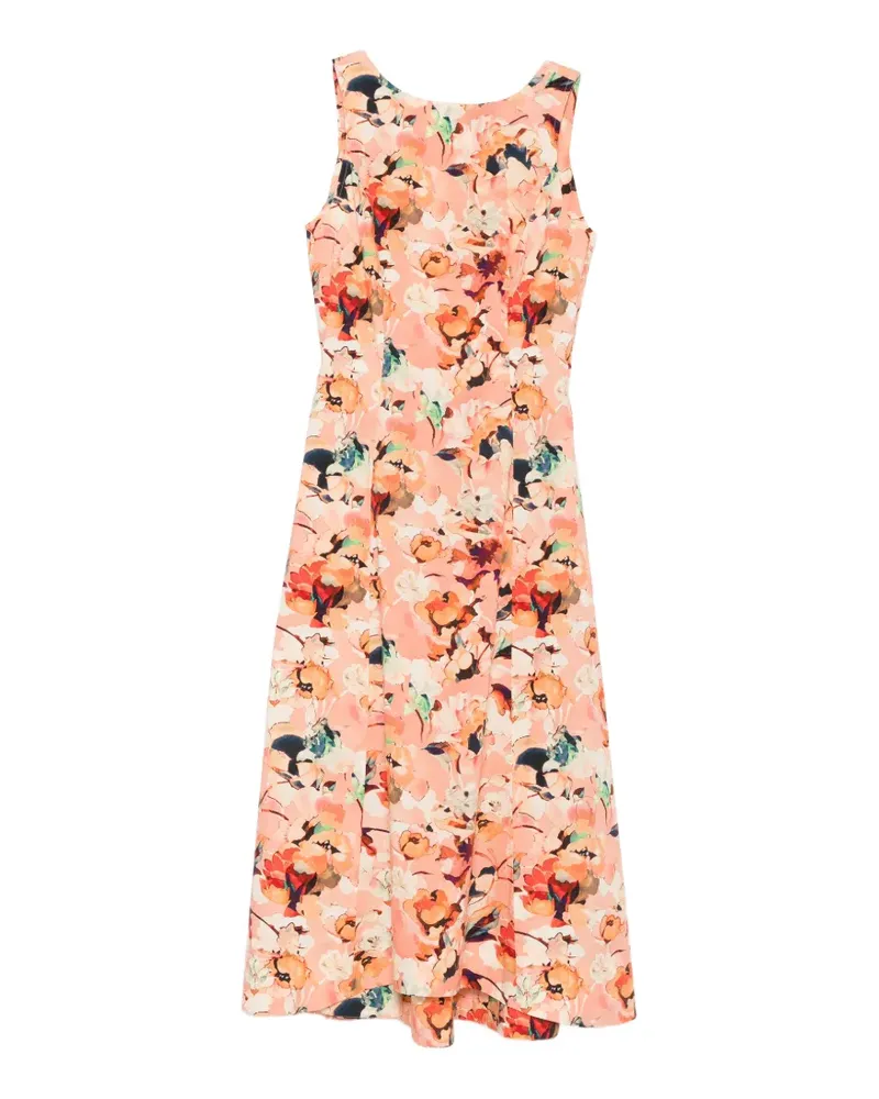 Ulla Johnson Georgia floral-print midi dress - Rosa Rosa