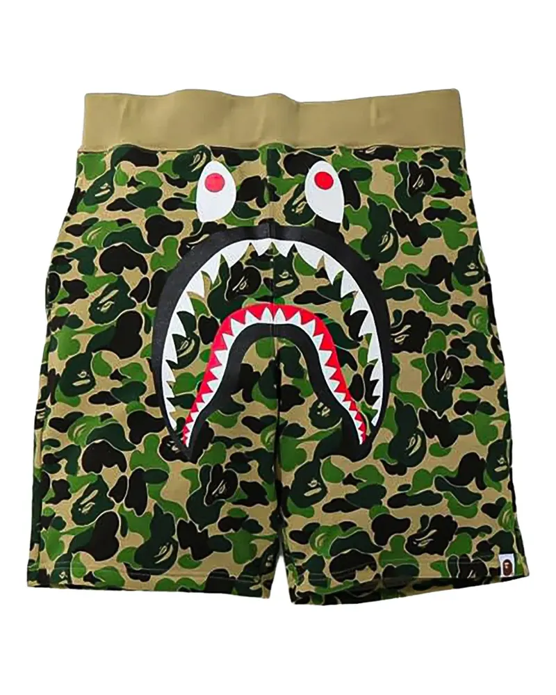 BAPE ABC Camo Shark shorts - Grün Grün