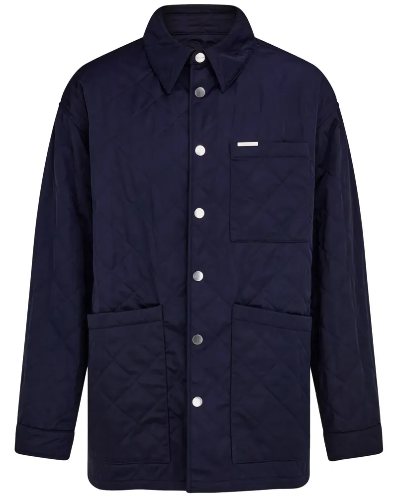 Ferragamo Gesteppte Jacke - Blau Blau