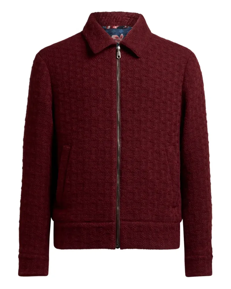 Etro Strukturierte Bomberjacke - Rot Rot