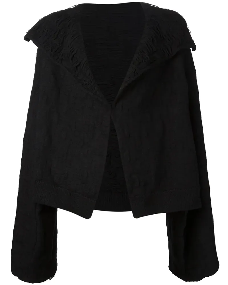 Yohji Yamamoto Oversized-Jacke - Schwarz Schwarz