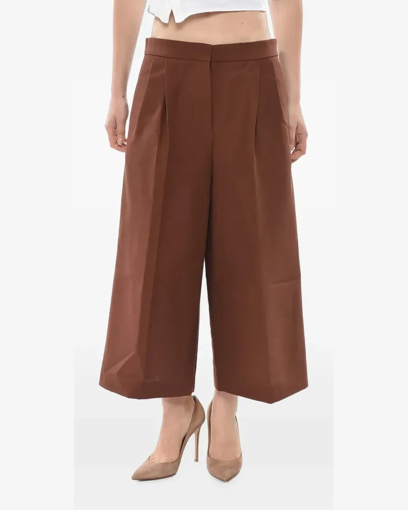 Marni pleated wide-leg trousers - Braun Braun