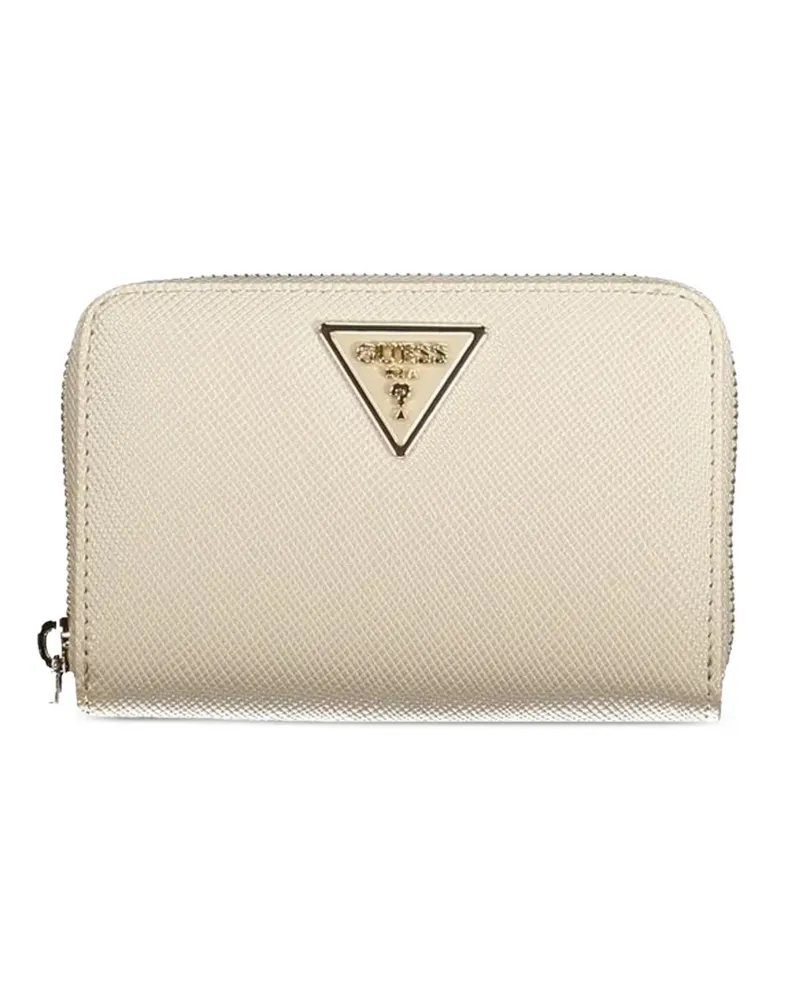 Guess logo-detail wallet - Nude Nude