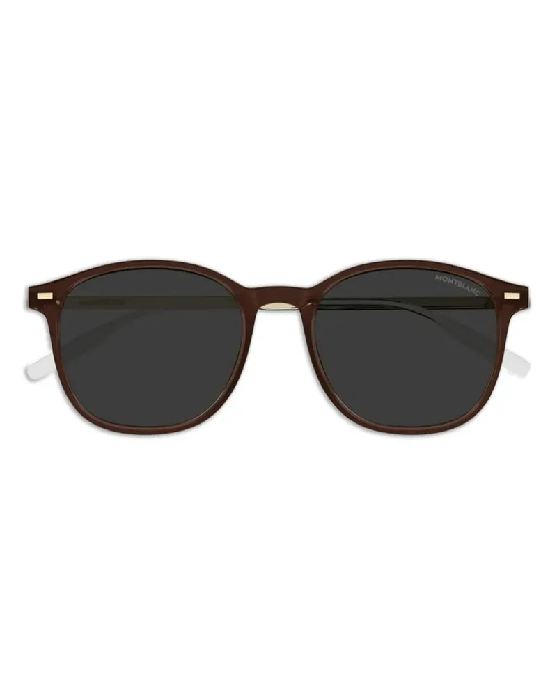Montblanc round-frame sunglasses - Braun Braun