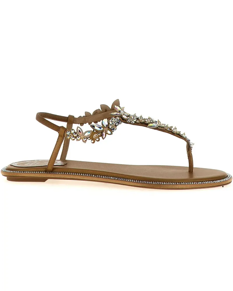 René Caovilla Diana Sandalen - Braun Braun
