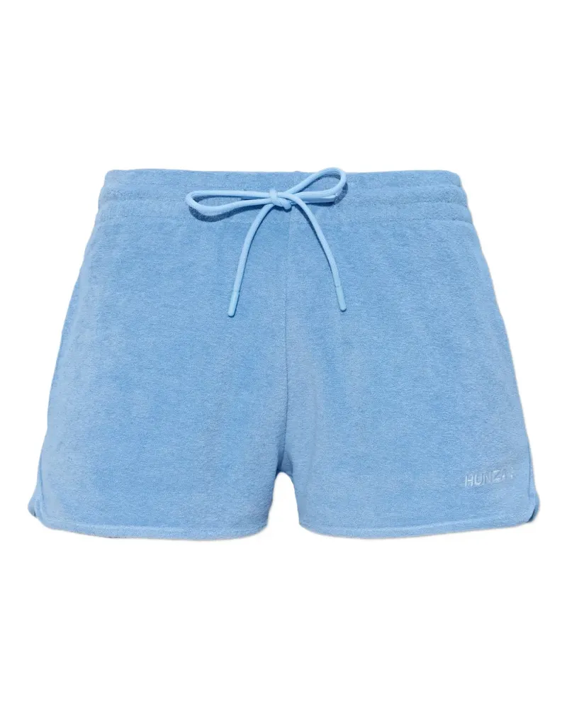 Hunza G Shorts mit Kordelzug - Blau Blau