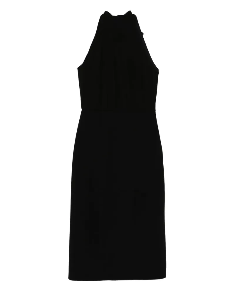 Max Mara Neckholder-Midikleid aus Etui - Schwarz Schwarz