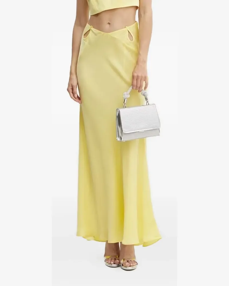 Bardot Marli Maxirock mit Cut-Out - Gelb Gelb