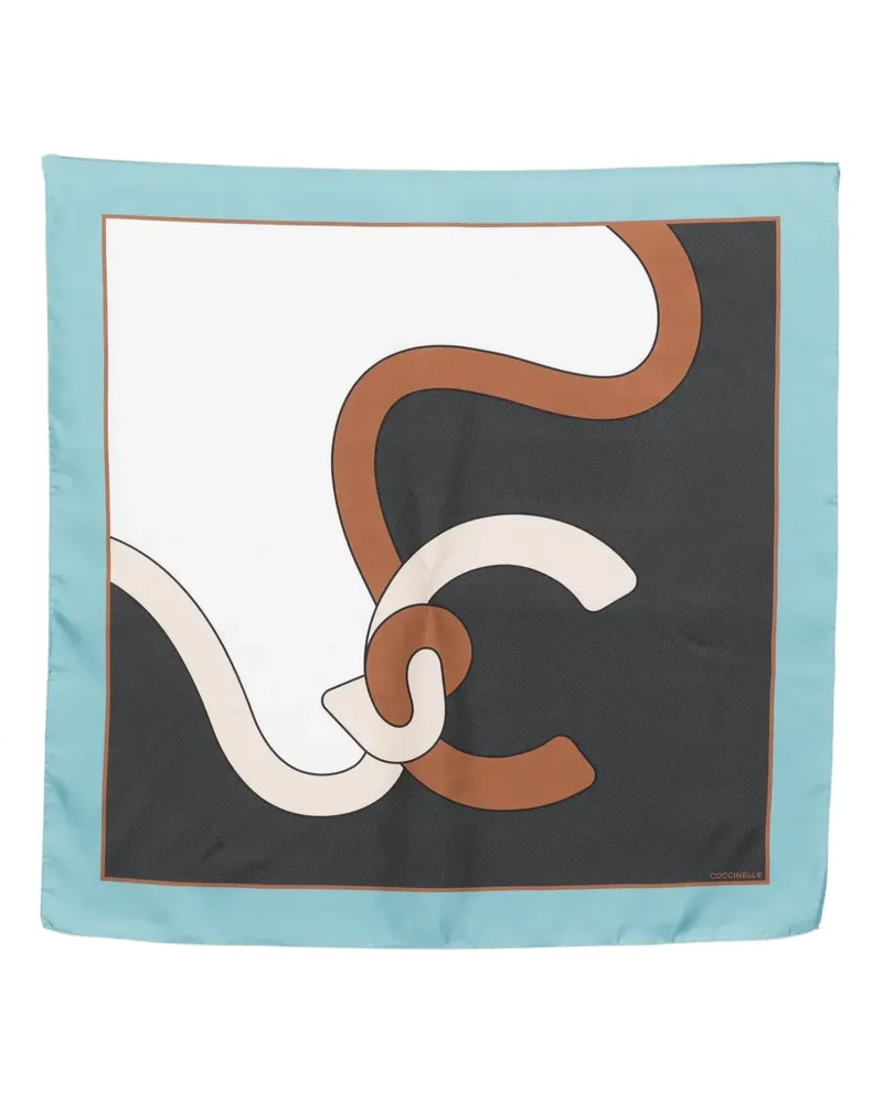 Coccinelle silk scarf - Schwarz Schwarz